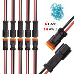 жгуты проводов для автомобиля 2pin 6шт st9020 фото